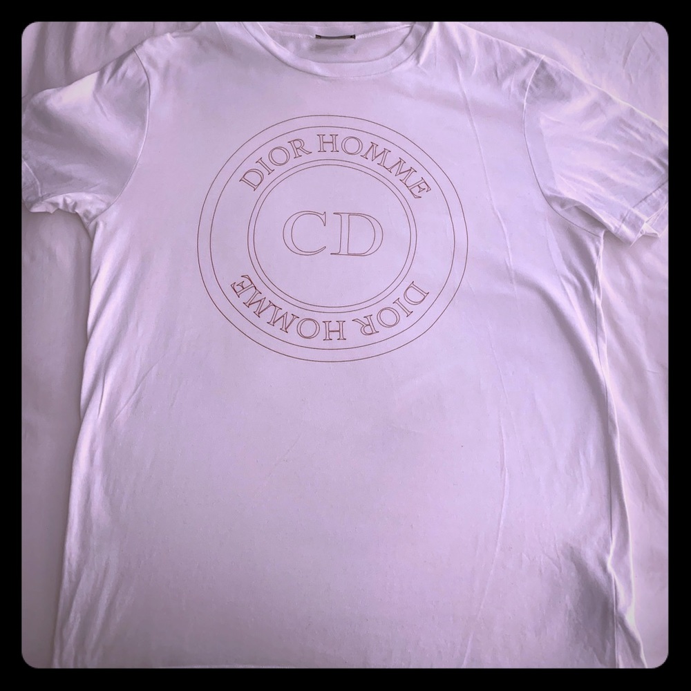 Dior Homme logo t shirt